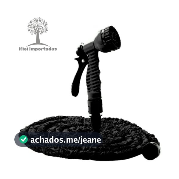 Mangueira Extensível 15m e 30m com Bico 7 Funções Alta Pressão Jardim Carro Quintal