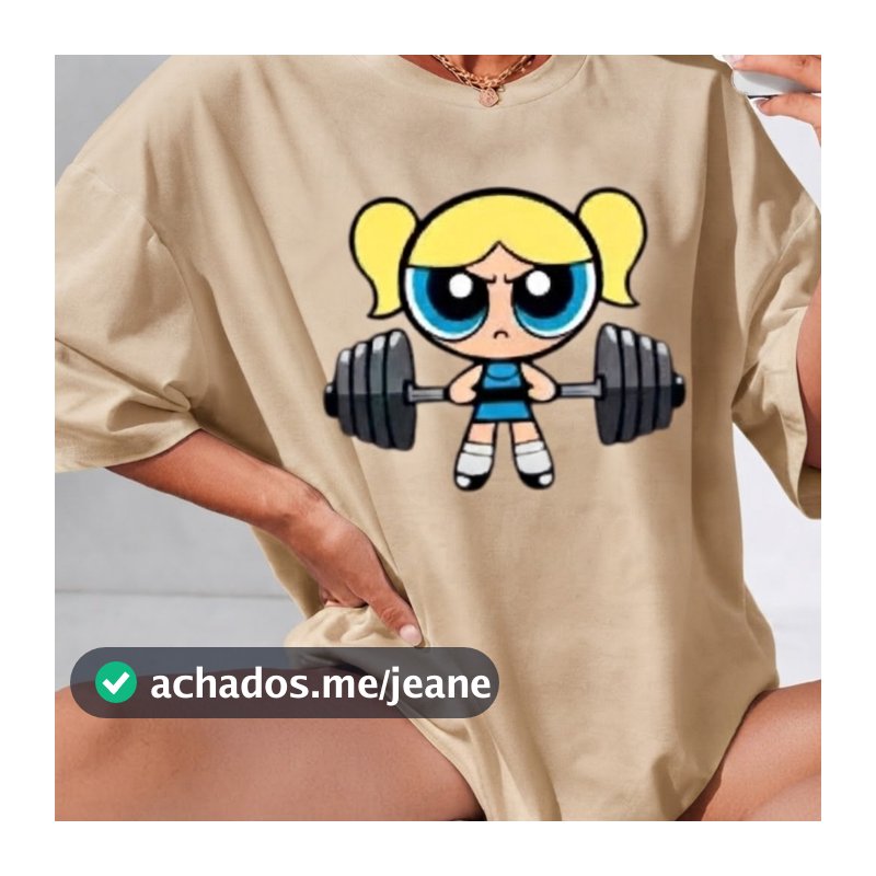 T-shirt Camisetão Algodão Feminino Gym Larga Blusão Academia