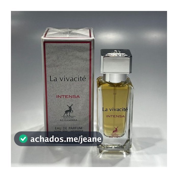 Perfume La Vivacité Intensa- Maison Alhambra 30ml Feminino