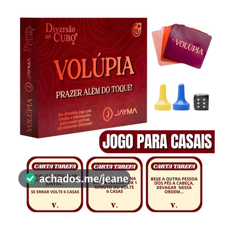 Jogo para Casal Volúpia Diversão ao Cubo com Cartas e Dados Jogo de Tabuleiro para Namorados