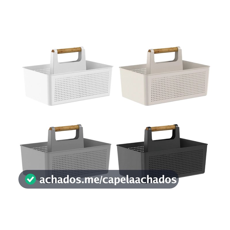 Cesto Organizador Multiuso com Alça Flow OMW100 - Ou