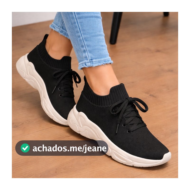 Tenis Feminino Casual Esportivo Confortavel Academia Dia a Dia