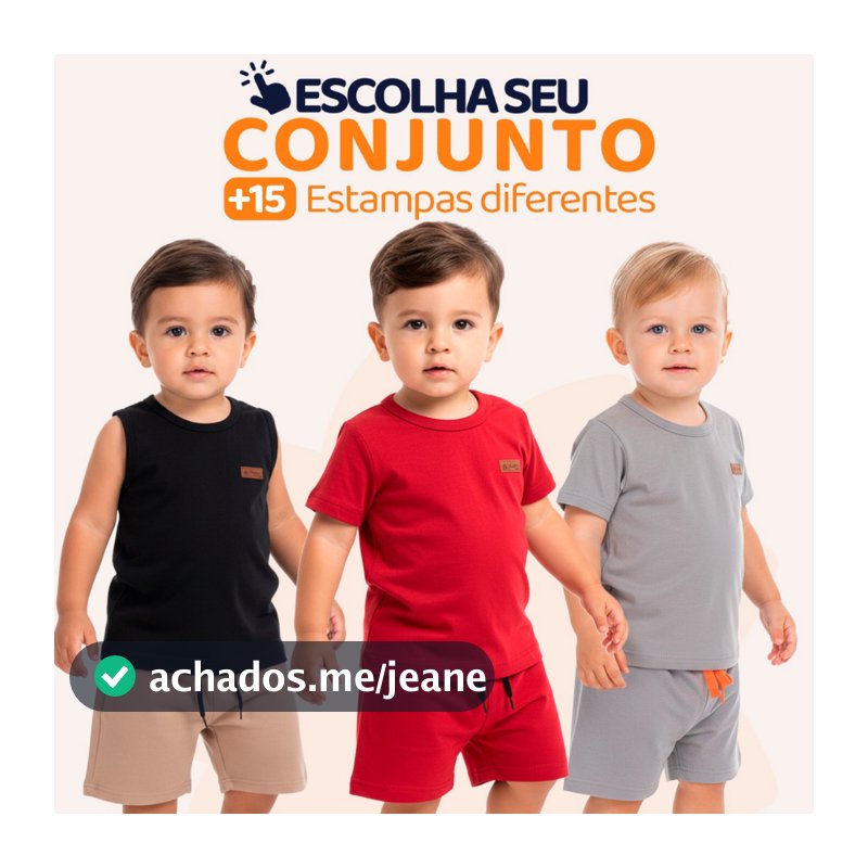 Conjunto Para Bebê Menino Liso Masculino Roupa de Bebê Menino Básico Minimalista Roupa infantil Masculino l05