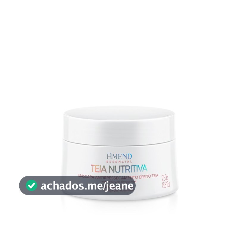 Amend Essencial Teia Nutritiva Máscara Antirressecamento - 250g