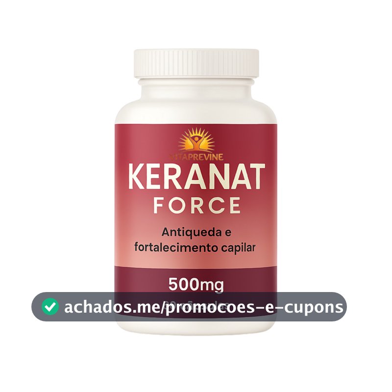 1 Keranat Force 60 cápsulas 500mg - Original | Envio Imediato
