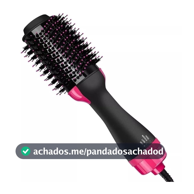 Escova Secadora Alisador Elétrica Quente Cabelo Com 3 Em1 Hair Styler Marisa APENAS 110