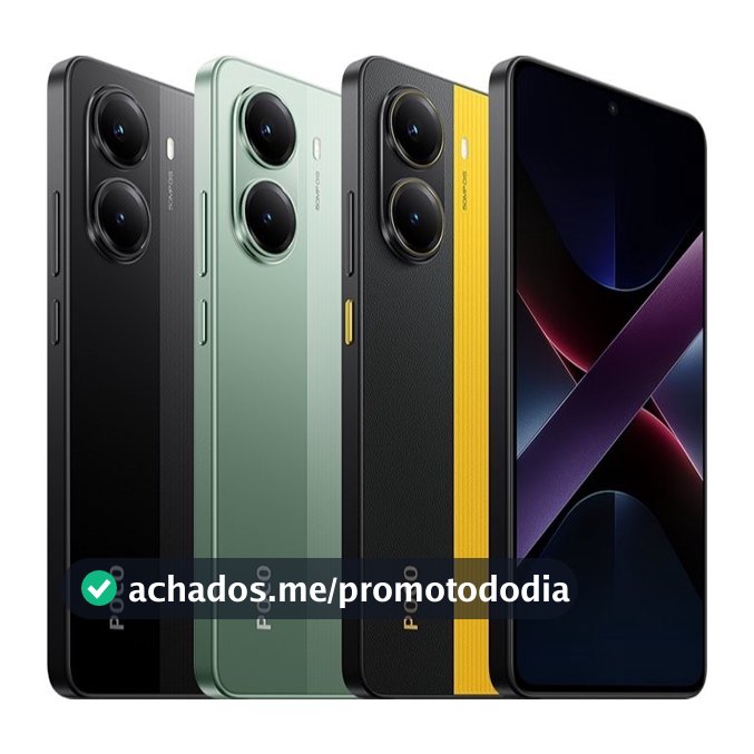 Xiaomi Poco X7 Pro 512GB / 256GB +12 Ram 5G Versão Global NFC Original Lacrado e Envio Imediato ADS