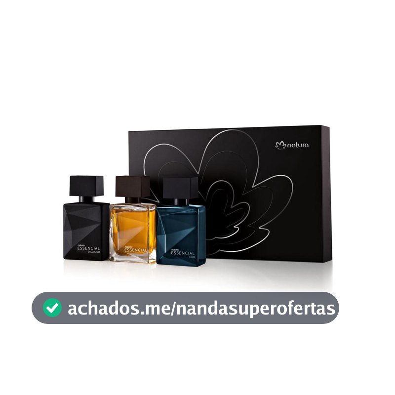 Presente Natura Essencial Masculino Miniaturas 3un