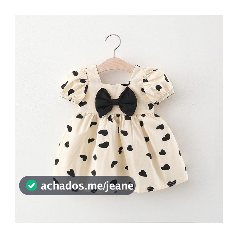 Vestido infantil amor estilo ocidental, vestido de princesa