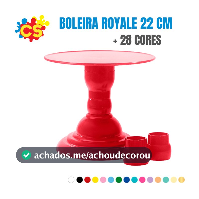 Boleira Royale 22 Cm - Suporte pra Bolos e Doces