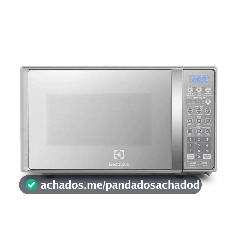 Micro-ondas Electrolux 20L cor Inox Espelhado com Função Tira Odor (MT30S)