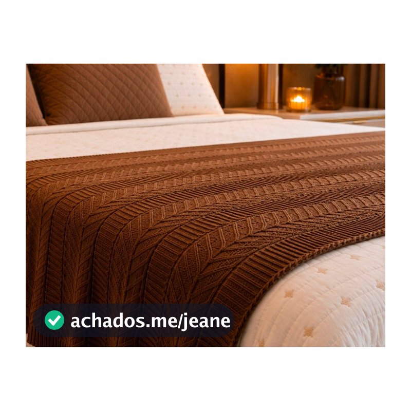 PESEIRA CAMA EM TRICOT MANTA TRANÇADO LUXO SOFÁ OU CAMA