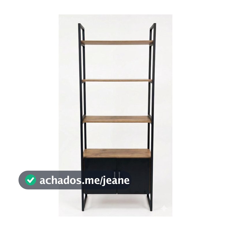 Armário Prateleira Estante Multiuso Topázio Industrial Diversas Cores Com 2 Portas