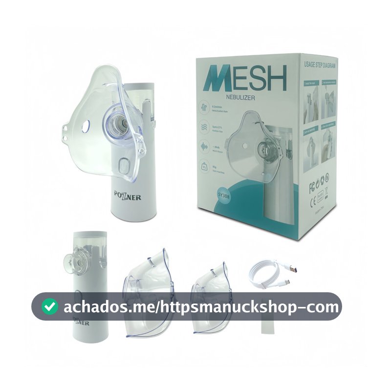 Máquina Nebulizadora Portátil Inalador Nebulizador Adulto Infantil Silencioso