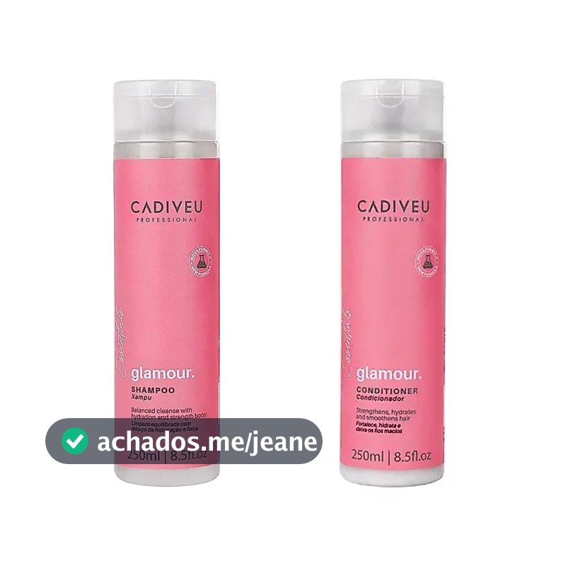 Cadiveu Kit Glamour Rubi Shampoo + Condicionador 250ml
