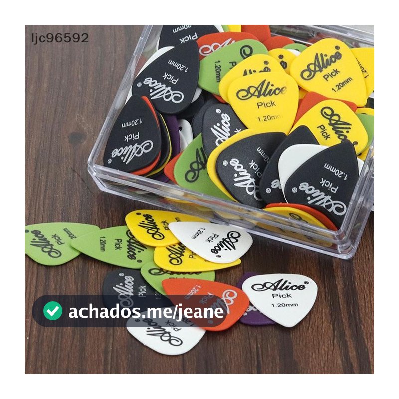 [ljc] 12/20/50pcs Palheta Para Guitarra Elétrica Palhetas Música Acústica Acessórios Instrumentos De Espessura Mista [BR
