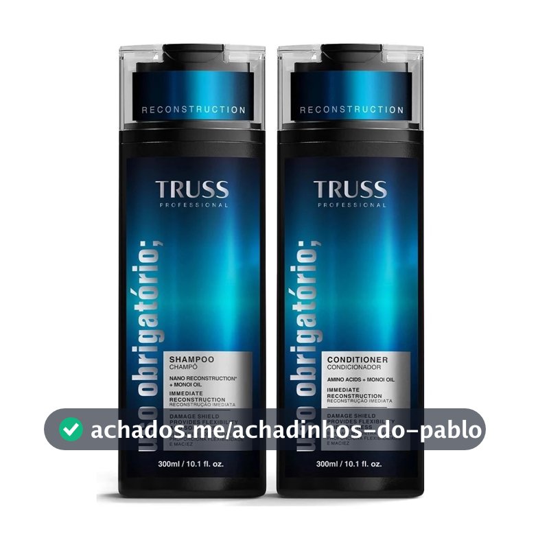 Kit Truss Uso Obrigatorio Shampoo E Condicionador 300ml