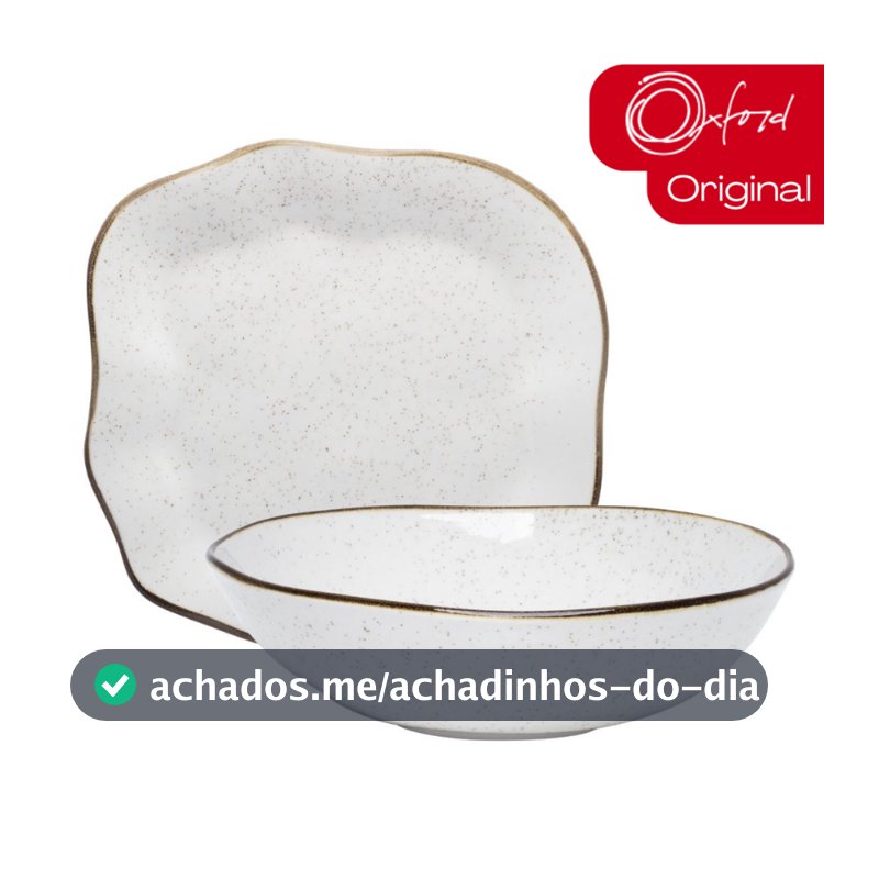 Conjunto Travessa Saladeira Baixelas Para Servir Ryo Maresia Areia Oxford Porcelanas
