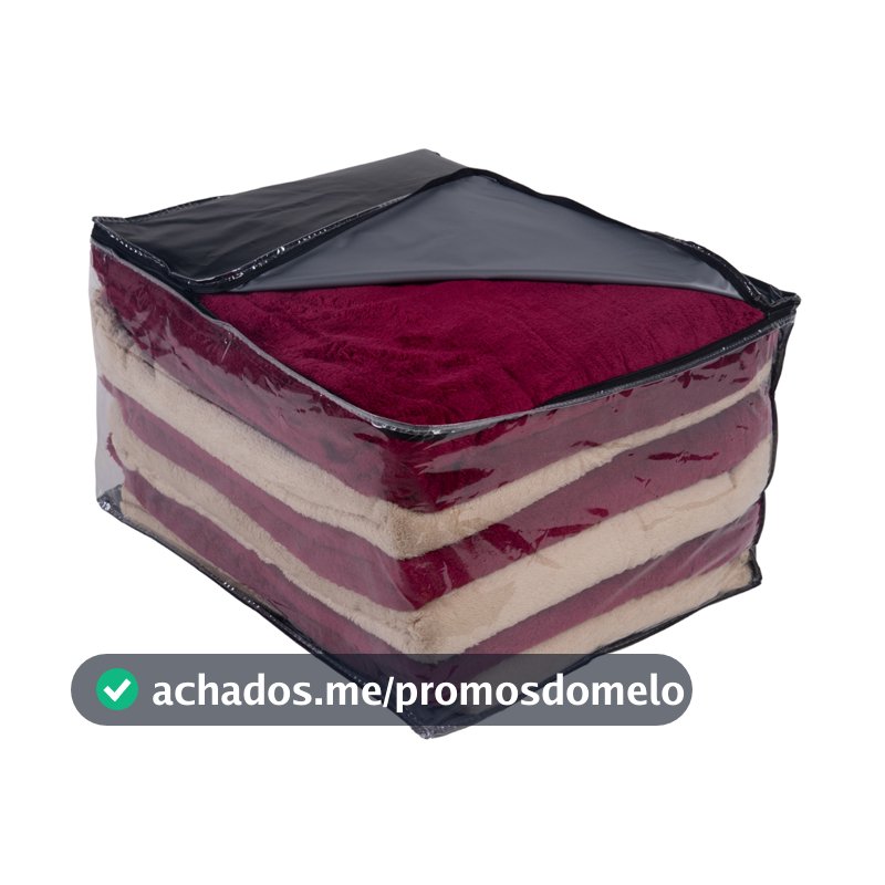 Kit 5 Saco Organizador Extra Grande Impermeável Resistente Multiuso Guarda Roupa