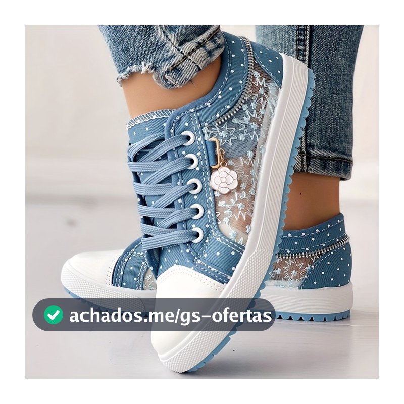 Sapatos De Skate Femininos De Malha , Ocos Baixos Casuais , Tênis