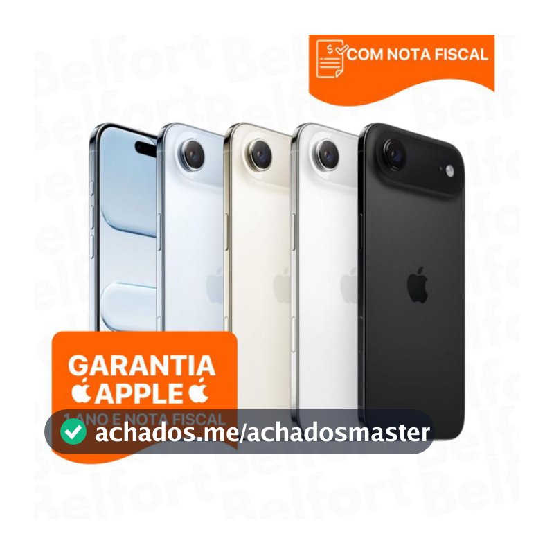 Celular iPhone 17 Air 256GB 6,5 Polegadas Original Novo Lacrado Garantia Apple de 1 Ano Nota Fiscal.