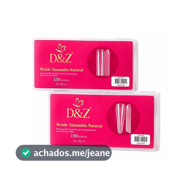 Molde F1 D&Z Tamanho Natural 0mm– Formato Quadrado/Mandorla 150 Peças