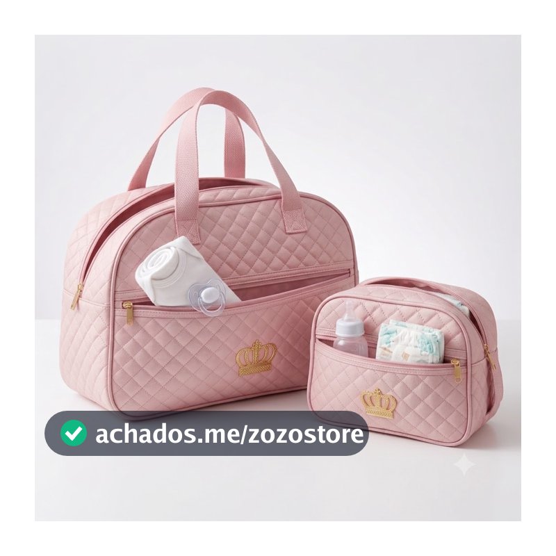 Kit Bolsas de Maternidade Mala Mochila Reforçado Impermeável Bebes Menino Menina Unisex