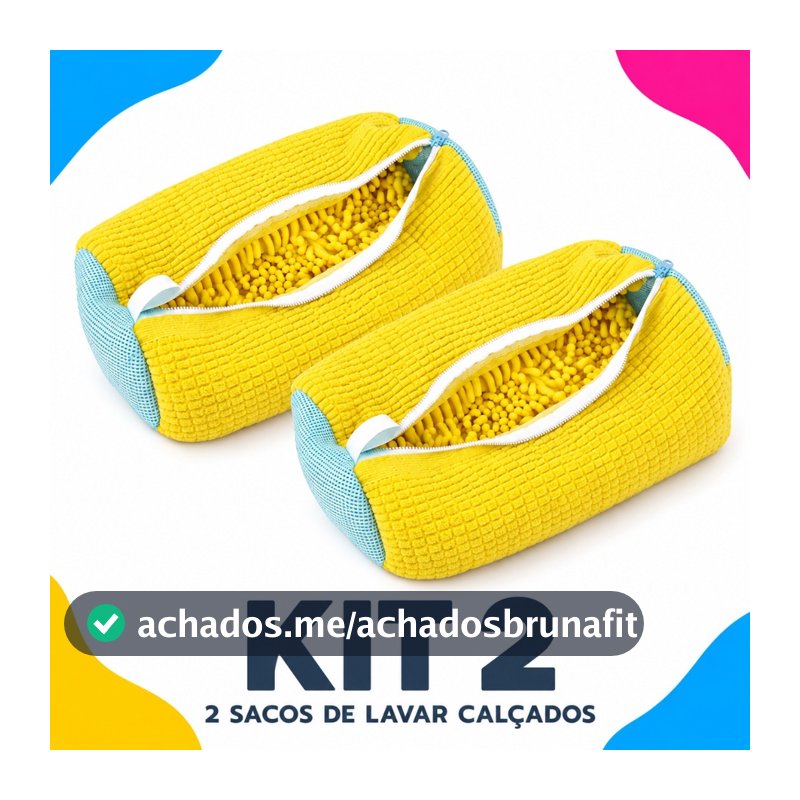 Kit 2 Capas Protetoras para Lavar Tênis – Protege e Limpa sem Danificar Alta Durabilidade