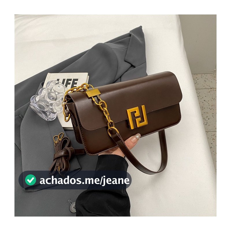 Textura de alta qualidade, bolsa transversal versátil, bolsa quadrada pequena e elegante