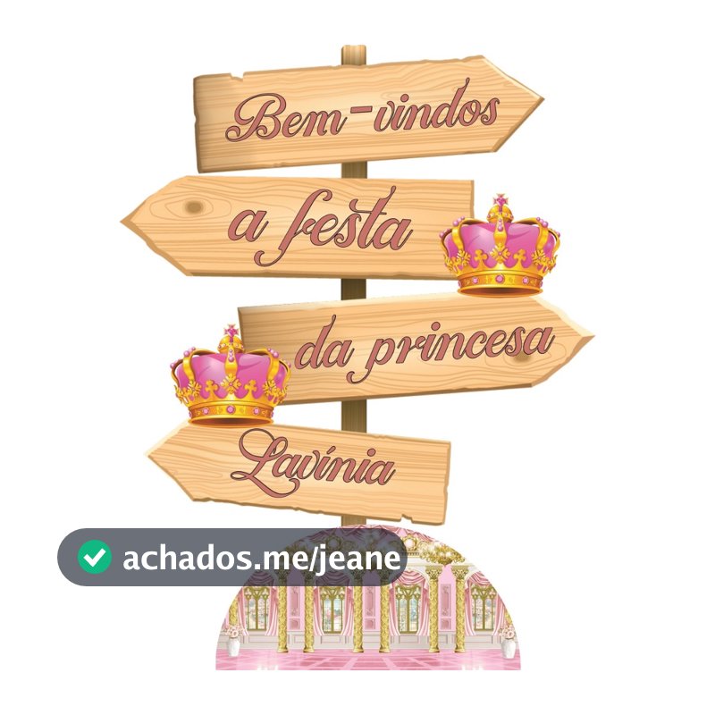 Display realeza princesa / realeza príncipe placa setas em MDF