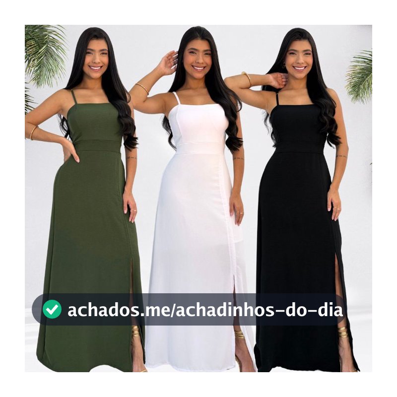 Vestido Longo Elegante Feminino Madrinha Social Não Amassa Lastex Casual Casamento