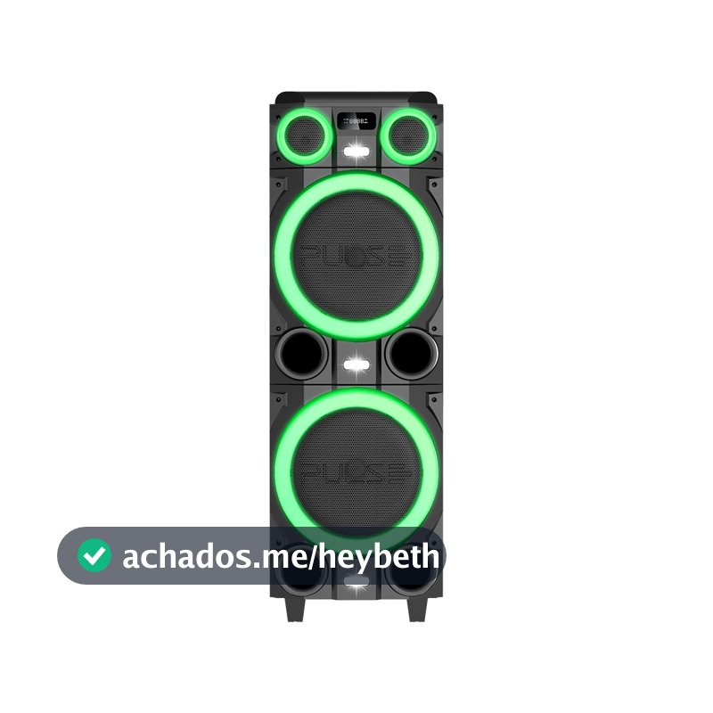 Caixa De Som Torre Pulse SP518 2000w Bluetooth/Led - Bivolt