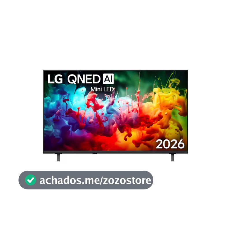 Smart TV 65 Polegadas QNED Mini LED AI 4K QNED70 WebOS 2026 LG