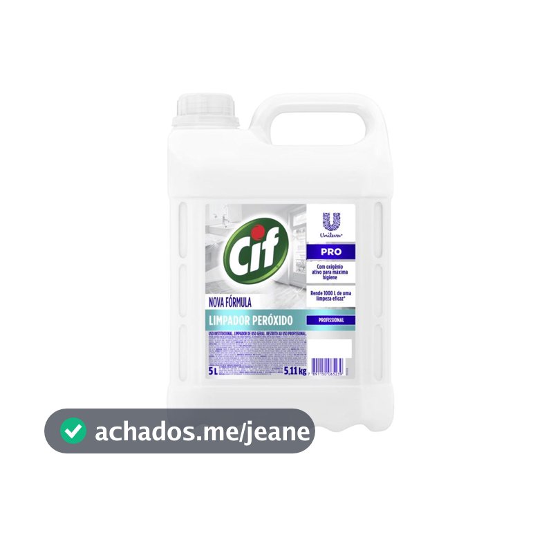 Limpador Geral Peroxido 5 Litros CIF