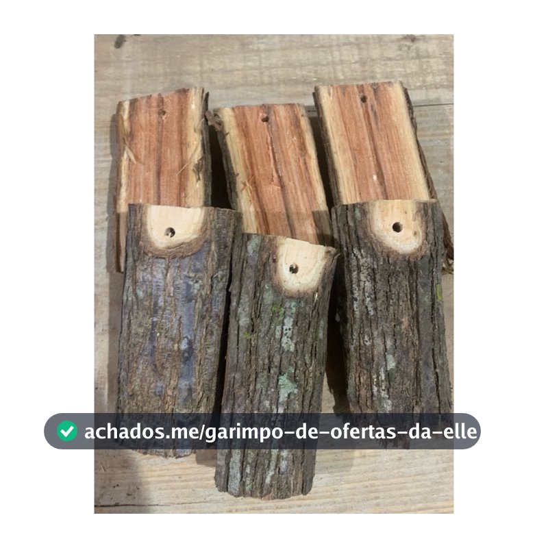 Mini toquinho De Sansão do Campo Cortado Ao Meio  no  tamanho 13cm por 3 a 5 cm largura para Orquídeas