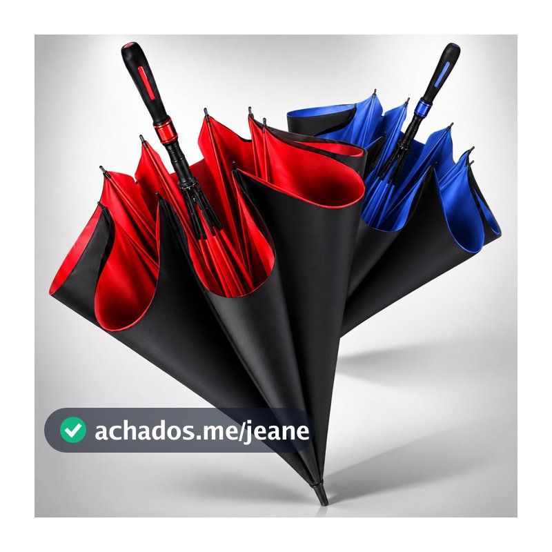 Guarda Chuva Grande Automático Resistente Tecido Com Blackout Haste Reforçada Proteção Solar