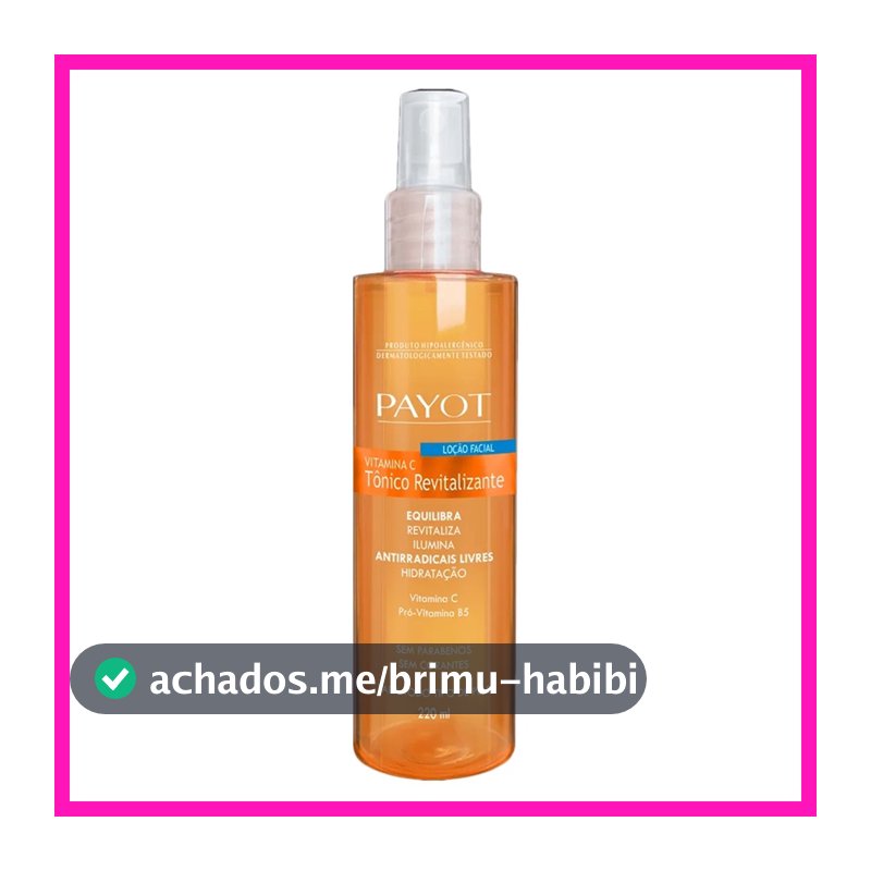 Payot Vitamina C Tônico Revitalizante 220ml
