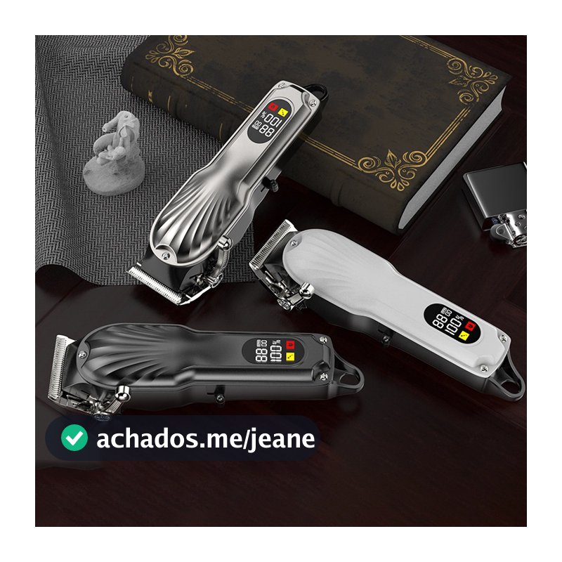 Máquina De Cortar Cabelo e Barba Profissional Portátil