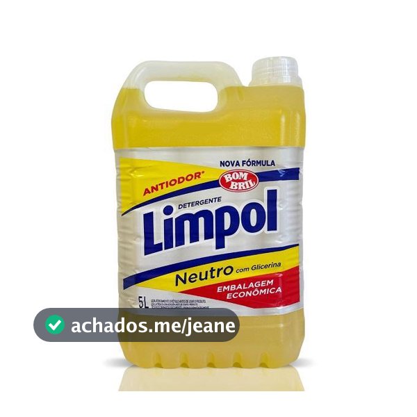 Detergente Neutro com Glicerina Limpol 5 litros