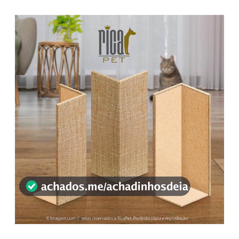 Arranhador Para Gatos E Protetor De Sofá De Madeira 1 Peça Ricapet