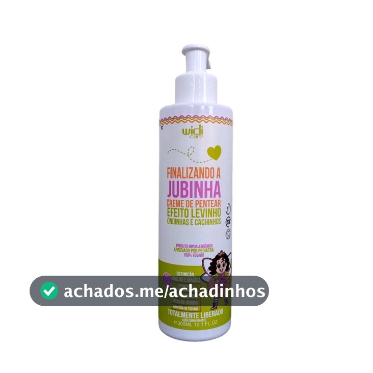 Finalizando a Jubinha Creme De Pentear Efeito Levinho Ondinhas e Cachinhos Widi Care 300ml