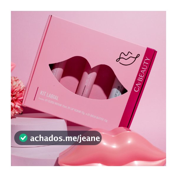 Kit Labial Esfoliante Hidratante Gloss Reparador Completo