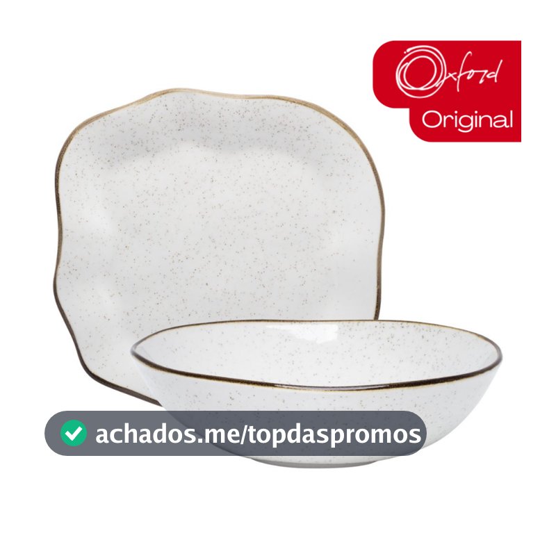Conjunto Travessa Saladeira Baixelas Para Servir Ryo Maresia Areia Oxford Porcelanas