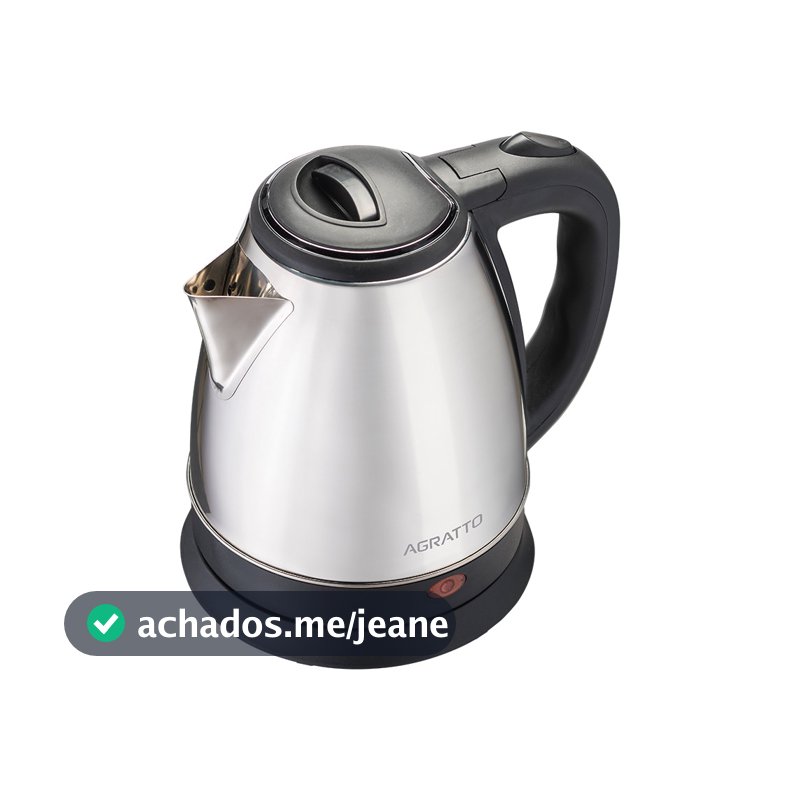 Chaleira Elétrica Inox 1,8L Agratto 127v / 220v