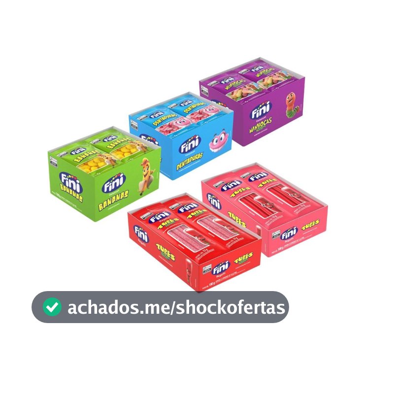 Kit Mix 60 pacotes de 15g cada - FINI