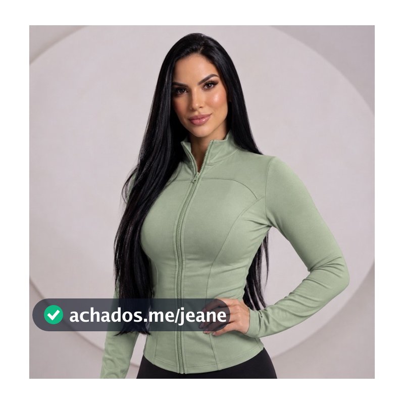 Blusa Academia Feminina Manga Longa Gola Alta Suplex Modeladora Premium