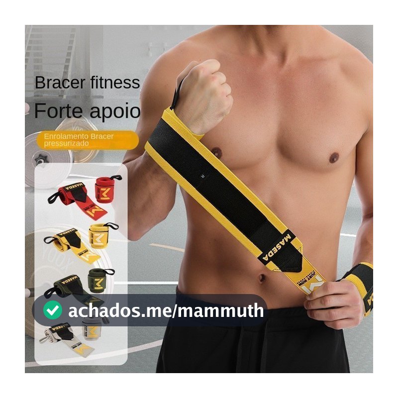 Pulseira de Fitness masculina entorse pulso compressão impulsionador Badminton tênis basquete esportes pulseira proteção