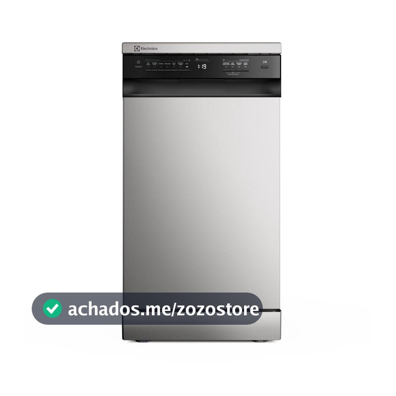 Lava-Louça Electrolux 10 Serviços Inox com Programa Lava & Seca 50 min (LS10E)