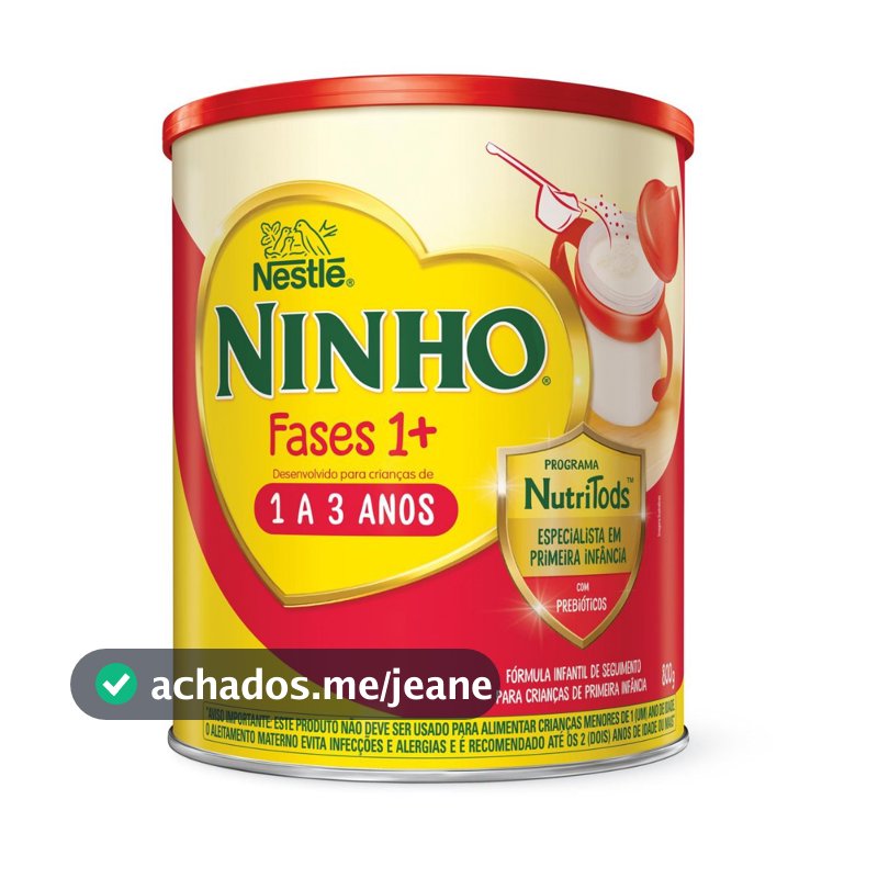 Fórmula Infantil Ninho Fases 1+ com 800g