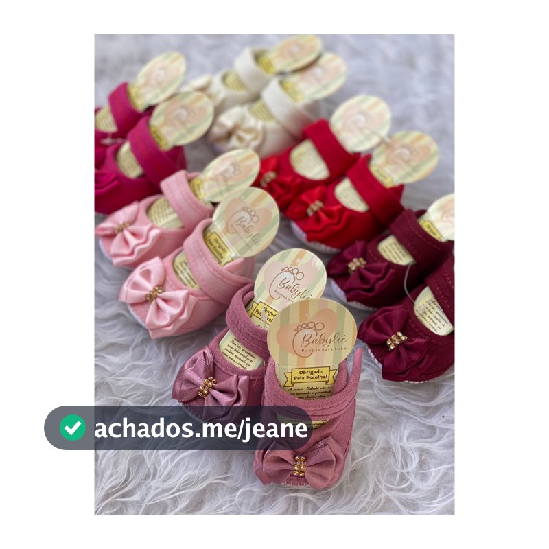 Sapatinho para Bebê Luxo Feminino